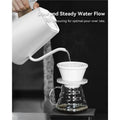 Electric Gooseneck Kettle 1L – 1°F Precision Temp Control Electric Gooseneck Kettle Qst White 220V-240V EU Plug