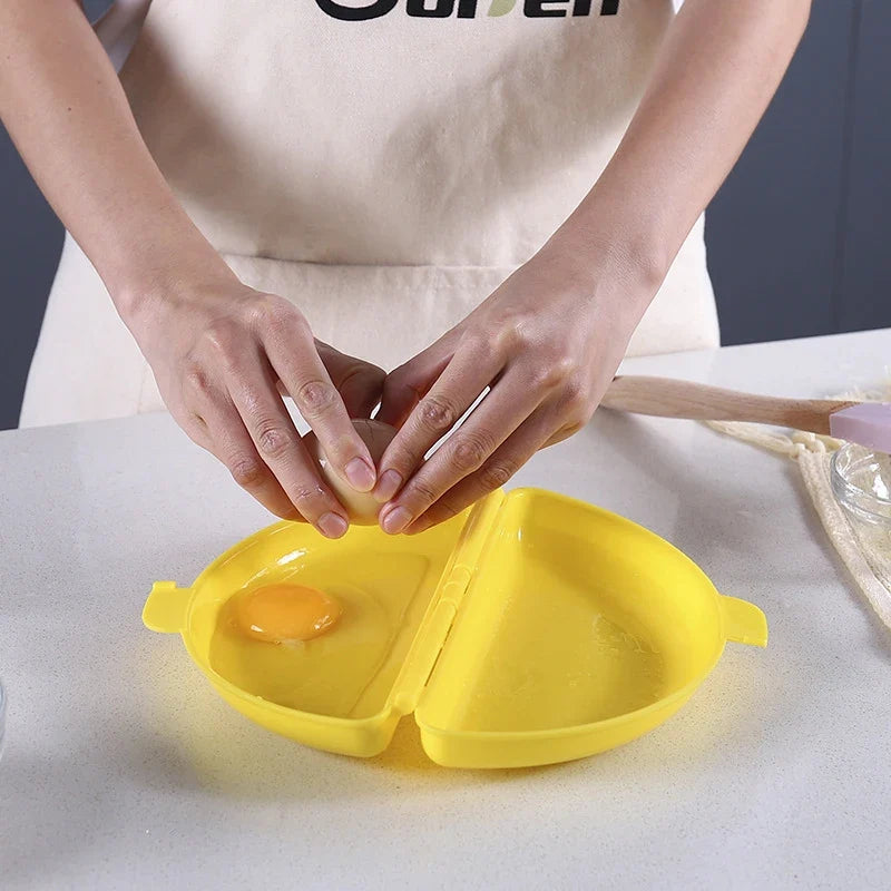 Microwave Steamed Egg Tray & Omelet Cooker | Kitchen Gadget Microwave Egg Cooker Qme