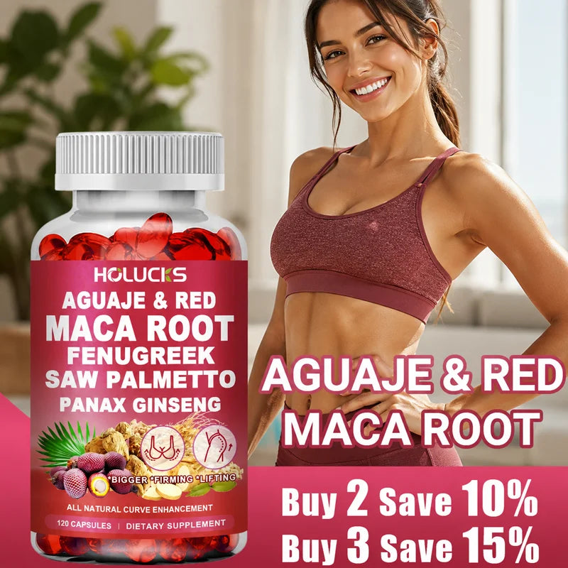 HOLUCKS 5-in-1 Herbal Body Contouring Capsules | 60/120ct Herbal Body Supplement Qst