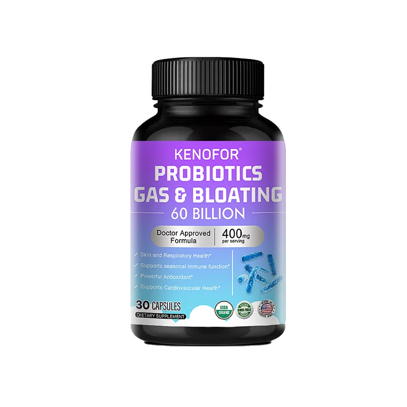 VITALXTRA Probiotic Capsules – 60 Billion CFU, 15 Strains Probiotic Supplement Qst 30 count-1 bottle