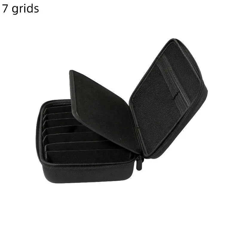 Travel Sunglasses Organizer Bag – 4/6/7/8 Grid EVA Case Sunglasses Organizer Bag Qst 7grids