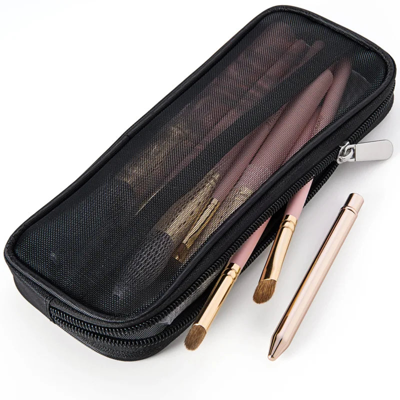 Makeup Brush Travel Case & Cosmetic Toiletry Bag Organizer Cosmetic Travel Bag Qme