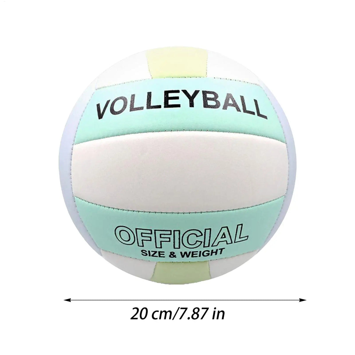 Professional Soft Leather Volleyball – Thickened PVC+PU Surface Volleyball Qme