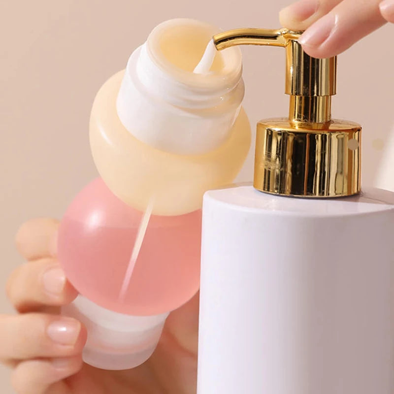 Refillable Silicone Travel Squeeze Bottles for Toiletries Travel Toiletry Bottles Qst