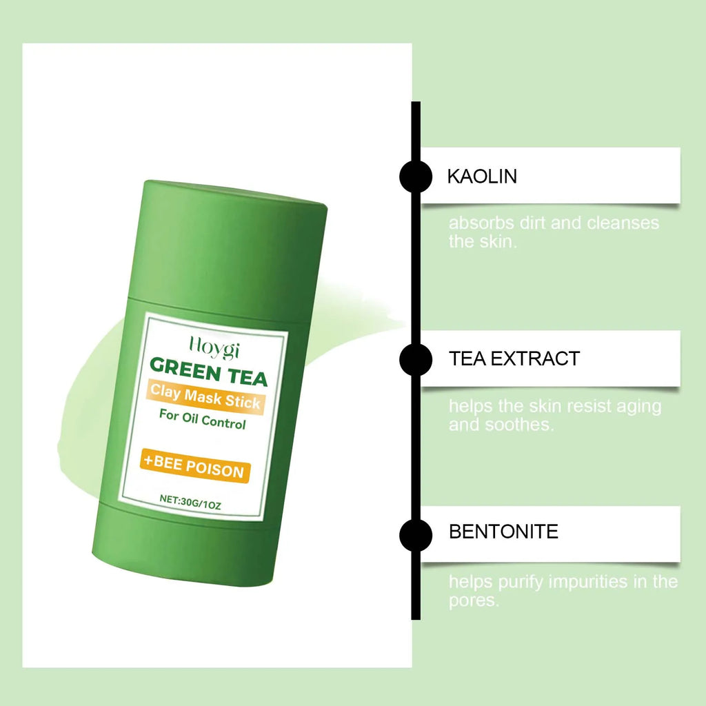 Hoygi Green Tea Cleansing Mask Stick – Purifying Face Mask Cleansing Face Mask Qst