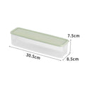 Airtight Food Storage Container with Lid – Long Rectangular Box Food Storage Container Qst Green