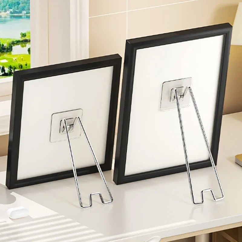 No Drill No Nail Photo Frame Stand Desktop Display Holder Photo Frame Stand Qme