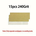 Qme Precision Mini Sander Kit 80–600 Grit | Crafts & DIY Mini Sander Kit Qme 15Pcs 240 Grits