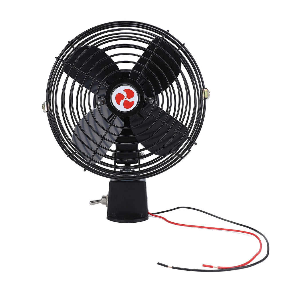 12V Heavy Duty Quiet Metal Cooling Fan – 2-Speed RV Boat Truck Vehicle Cooling Fan Qst 8 inches