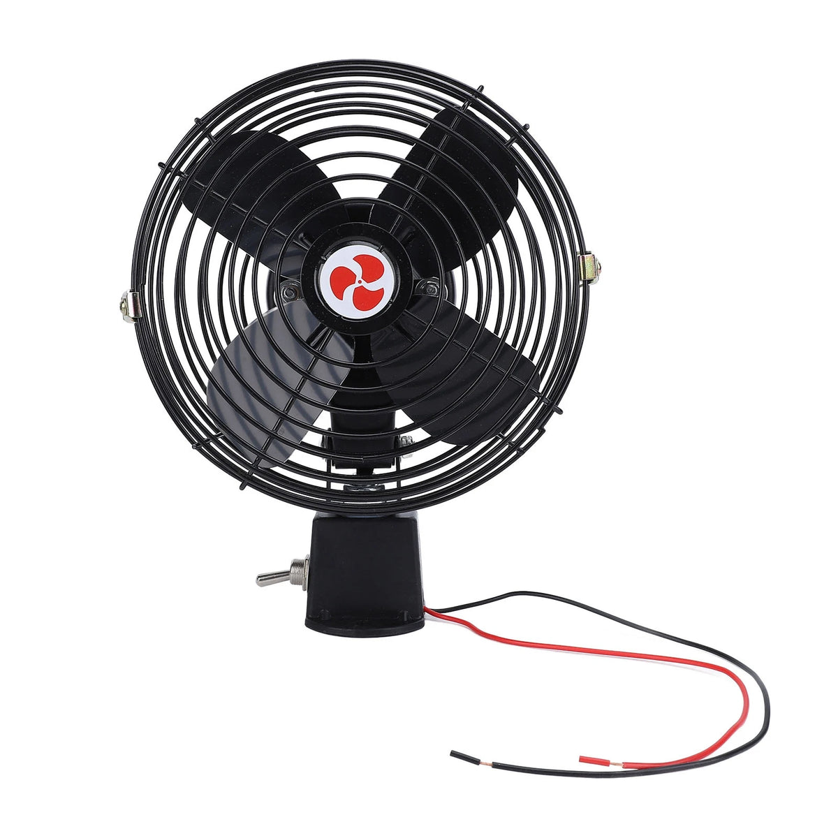 12V Heavy Duty Quiet Metal Cooling Fan – 2-Speed RV Boat Truck Vehicle Cooling Fan Qst 8 inches