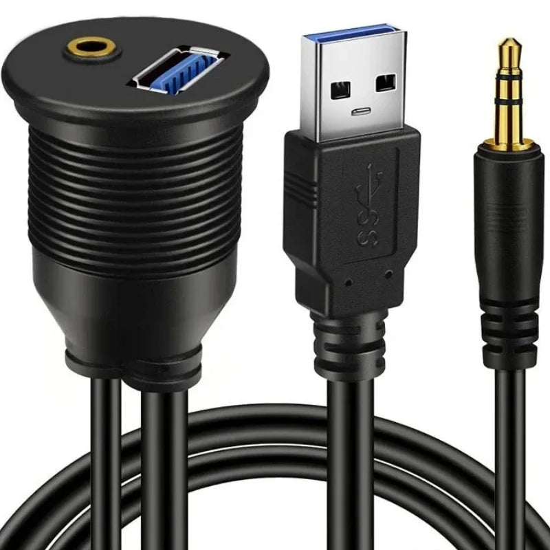 USB 3.0 Micro-B Screw Lock Cable for Industrial Cameras USB Data Cable Qme