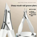 Professional Nail Clippers & Cuticle Trimmer | Stainless Steel Nail Clipper Set Qme WHITE