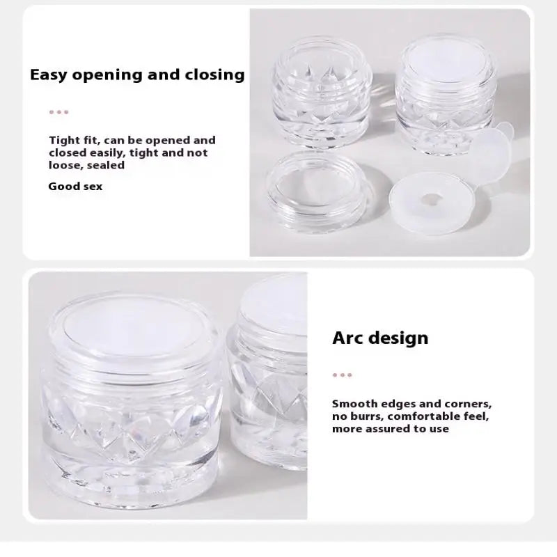 2-Pack Empty Sifter Jars with Mesh | Loose Powder Containers Powder Sifter Jar Qme