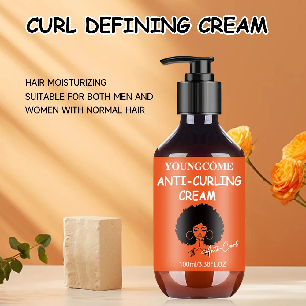 YOUNGCOME Curl Defining Styling Lotion 100ml | Frizz Control Curl Styling Lotion Qst