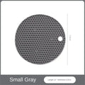 Silicone Tableware Mat – Heat Resistant Non-Slip Pot Holder Silicone Kitchen Mat Qme Small Gray Currency