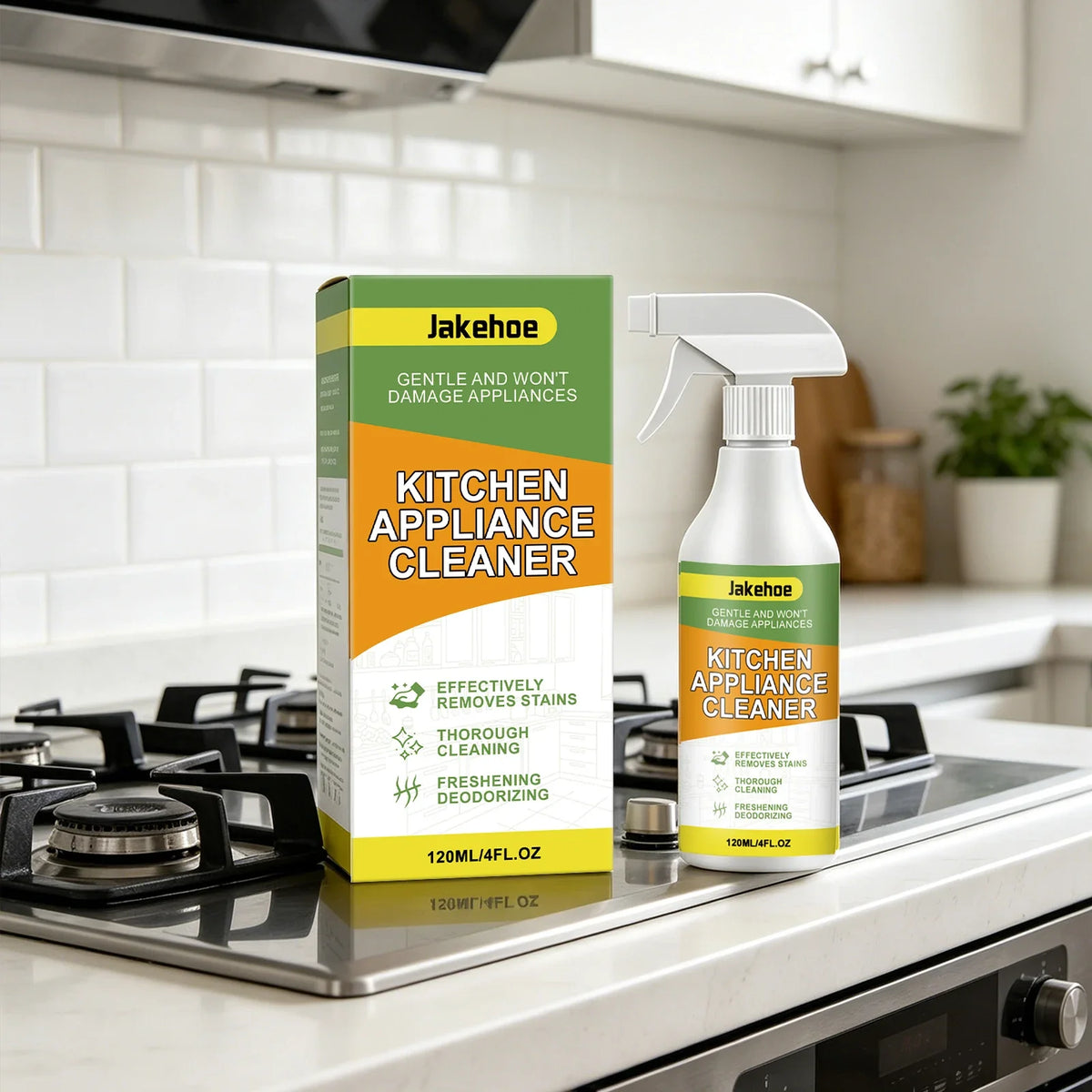 Kitchen Appliance Cleaning Spray – Heavy-Duty Degreaser Kitchen Cleaning Spray Qme