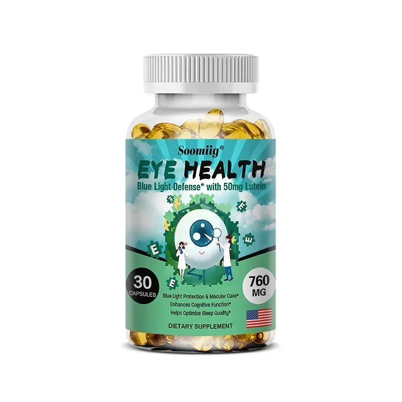 Lutein & Zeaxanthin Eye Support Capsules – Vitamins A C E Zinc Eye Wellness Supplement Qst 30 count-1 bottle