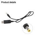 5V to 21V Boost Charging Cable DC Interface USB Adapter USB Charging Adapter Qme Default Title