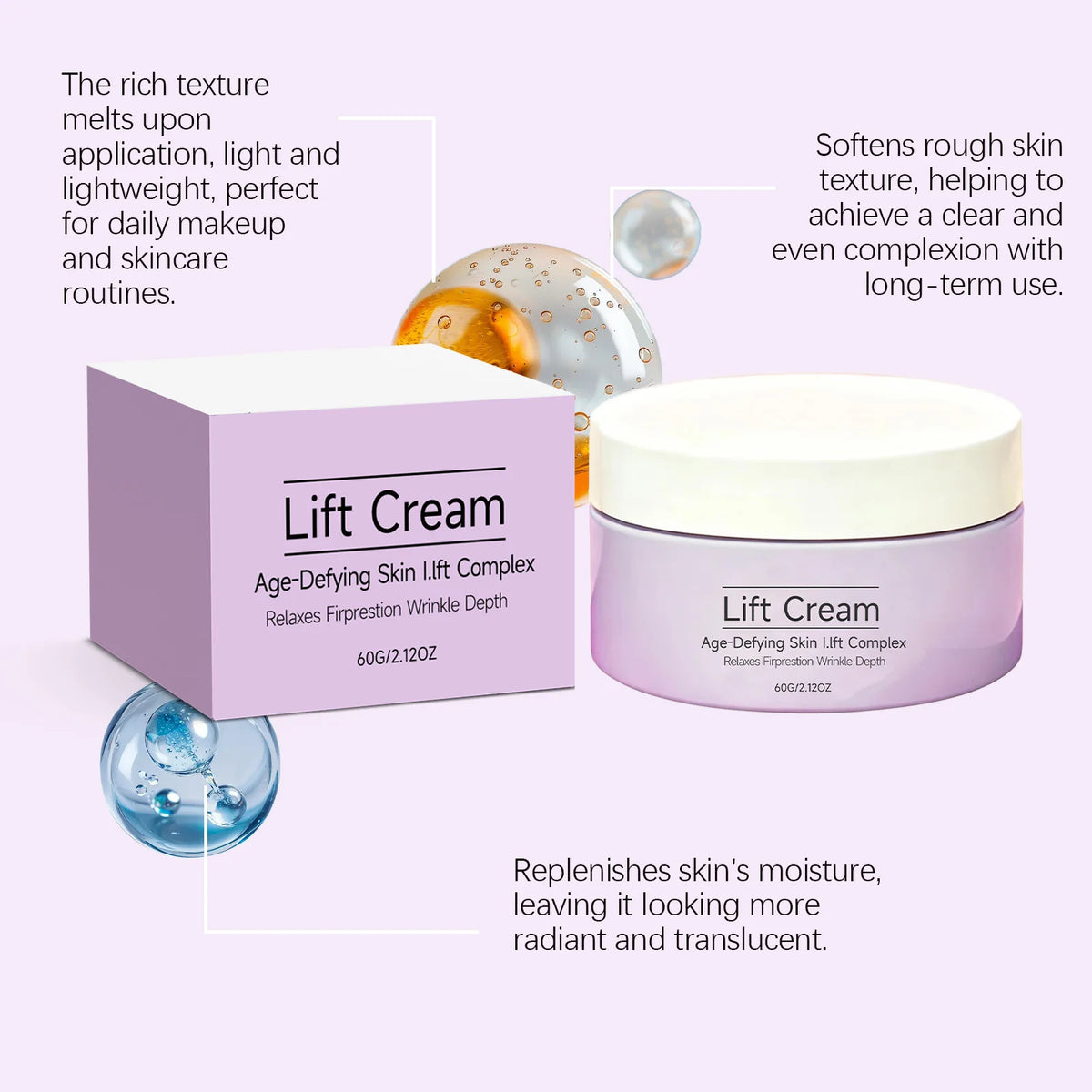 60g Firming Face Cream – Moisturizing, Lifting & Smoothing Firming Face Cream Qst