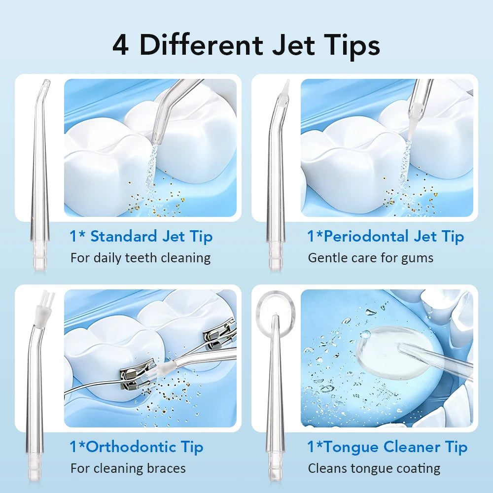 Ms.Dear Portable Water Flosser | 3-Mode Oral Irrigator Oral Irrigator Qst