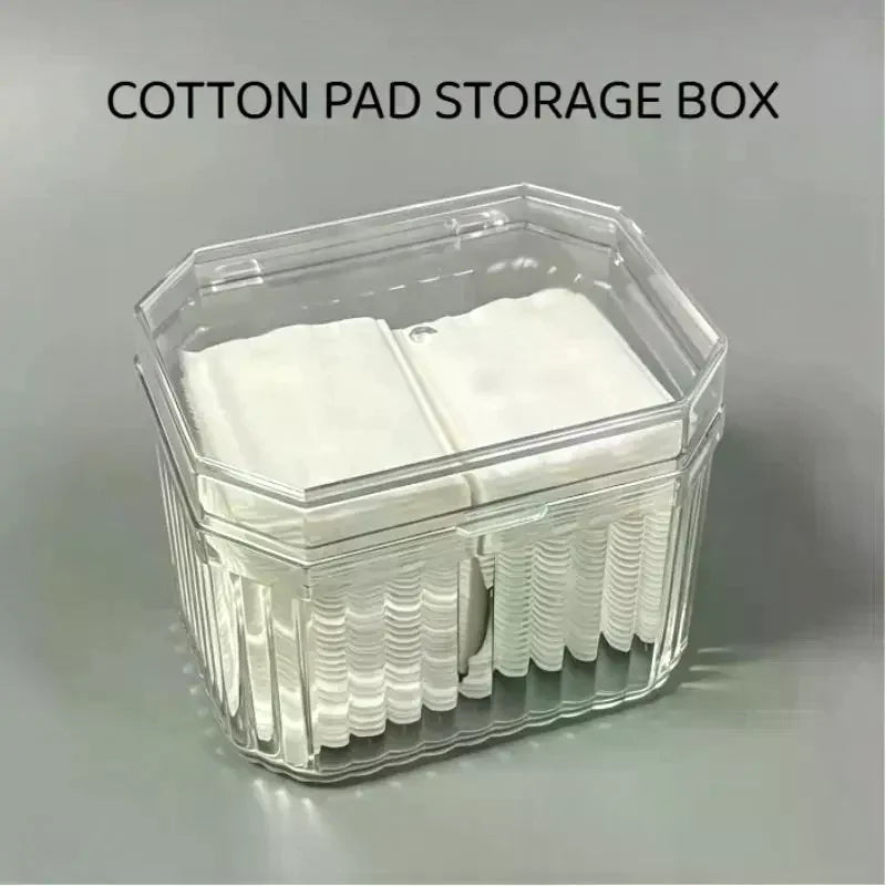 Multifunctional Clear Storage Box – Makeup & Hair Organizer Vanity Storage Organizer Qme