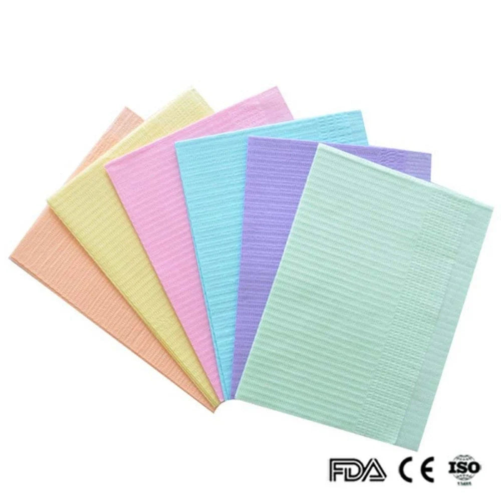 Disposable Eyelash & Tattoo Cleaning Pad Mats – 50 Pack Disposable Cleaning Mat Qme