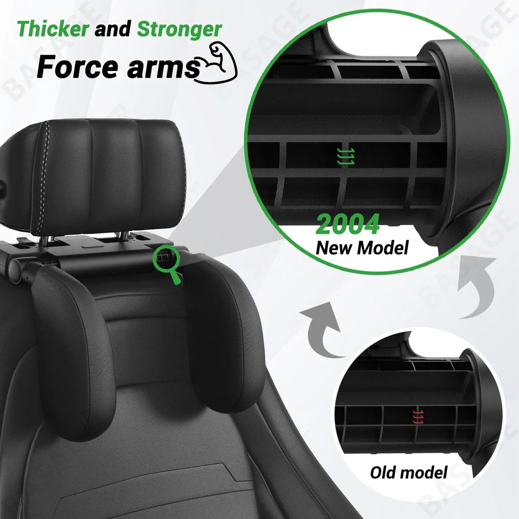 Car Seat Headrest Pillow – Memory Foam Travel Neck Support Car Headrest Pillow Qme