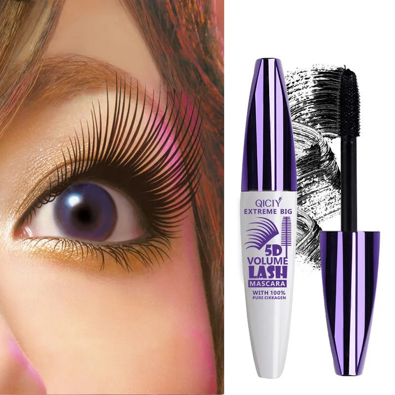 3D Waterproof Black Eyelashes – Halloween & Everyday Makeup False Eyelashes Qme