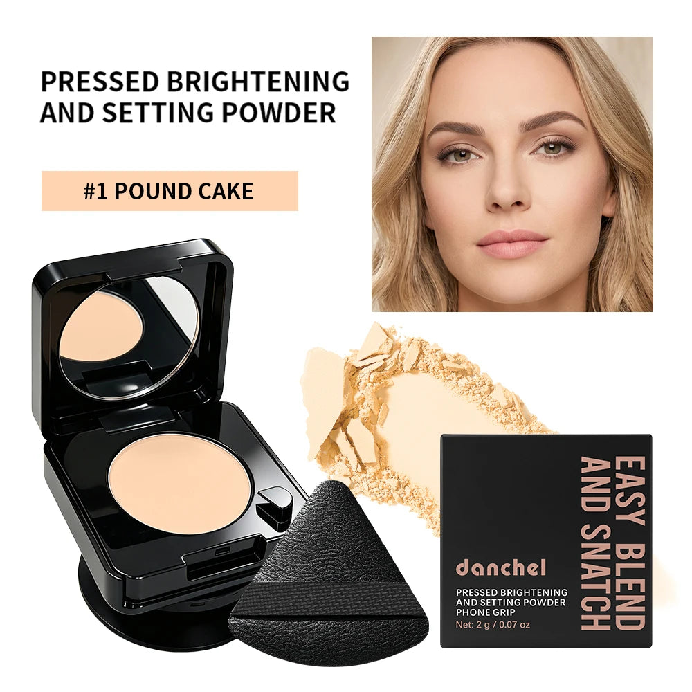 Mini Travel Setting Powder – Oil Control Pressed Powder Compact Setting Powder Compact Qst 01