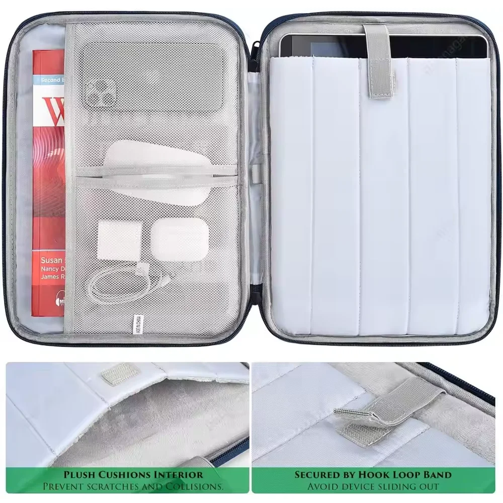 Waterproof 11" iPad Tablet Bag – Portable Oxford Carry Pouch Tablet Carry Bag Qme