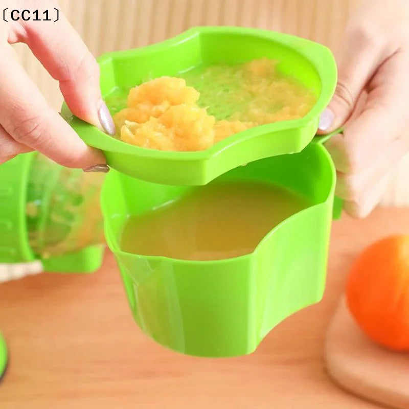Portable Hand-Crank Fruit Juicer – Smoothies & Iced Drinks Manual Fruit Juicer Qme