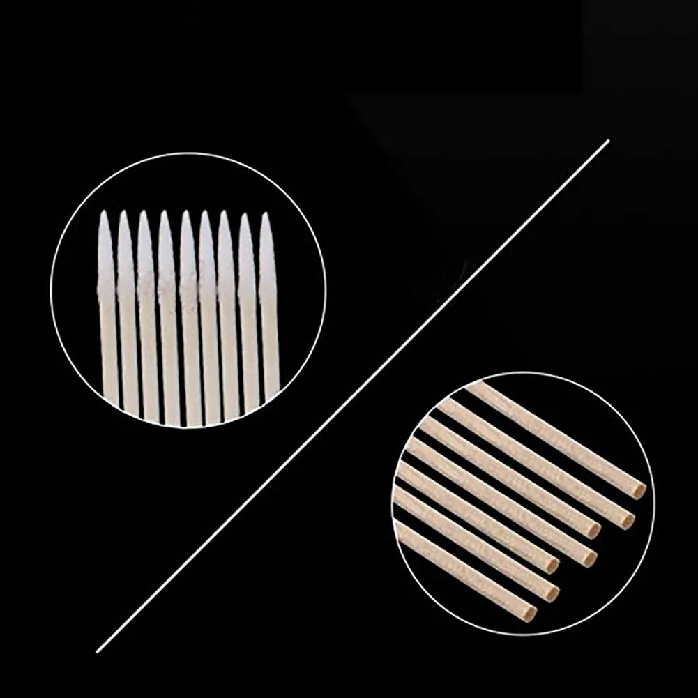 300pcs Disposable Microblading Cotton Swabs – Makeup Applicator Makeup Cotton Swabs Qme