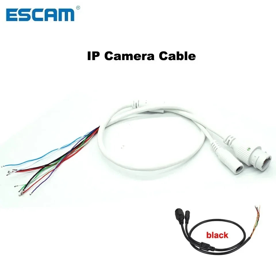IP Camera RJ45 Network Cable DC 12V Power – CCTV Replacement CCTV Network Cable Qme