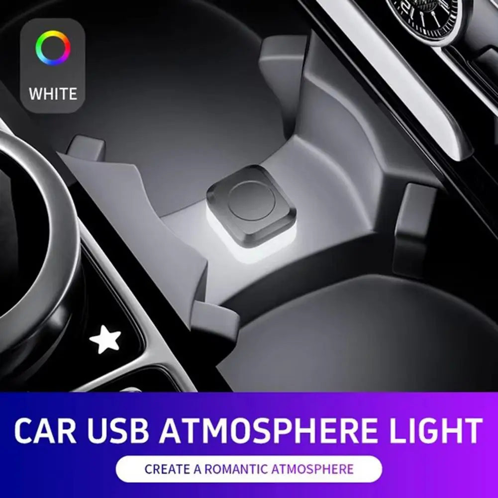 USB Car Interior Ambient LED Light – 4 Colors | Qme Car Ambient LED Light Qme