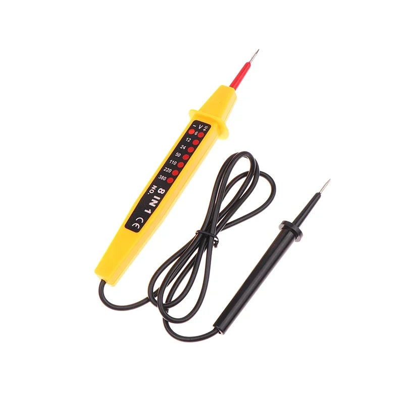 8-in-1 Voltage Tester Pen AC DC 6-500V Electrical Circuit Detector Voltage Tester Pen Qme