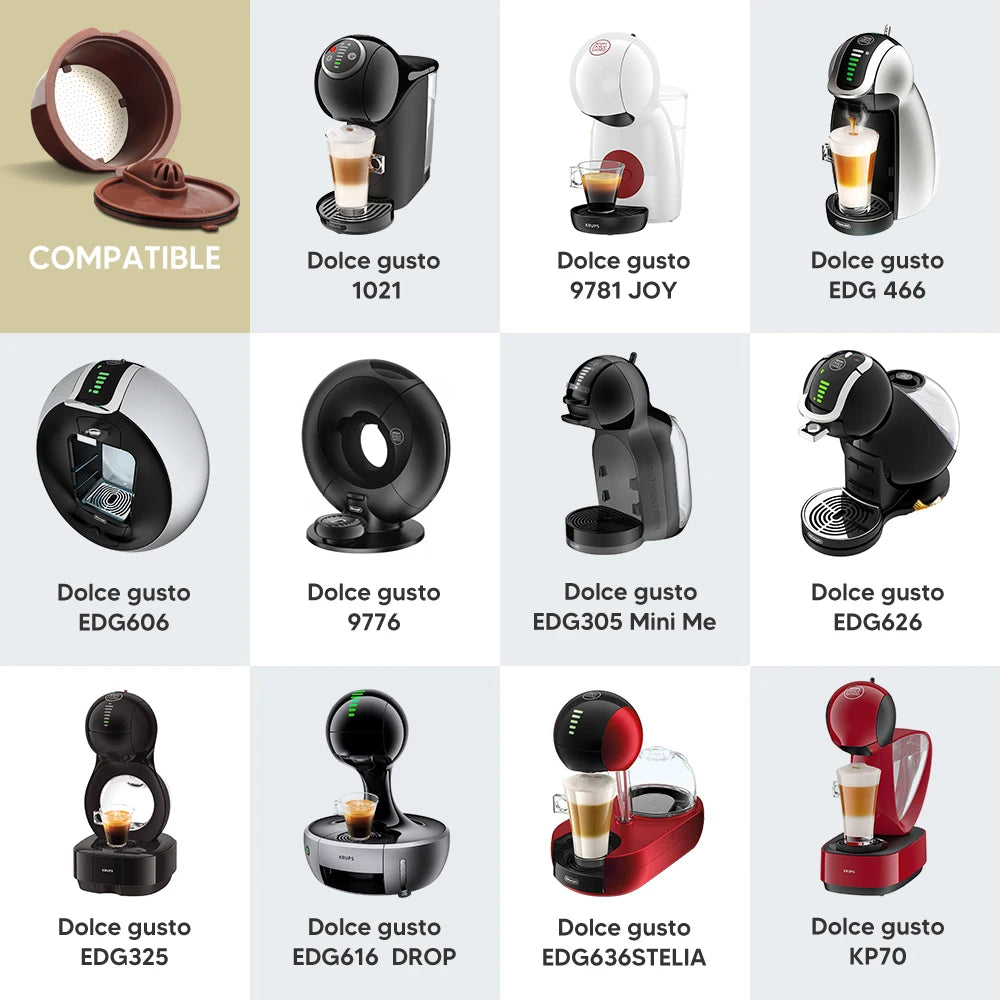 Reusable Dolce Gusto Coffee Capsule Pods – Refillable Filter Refillable Coffee Pods Qst