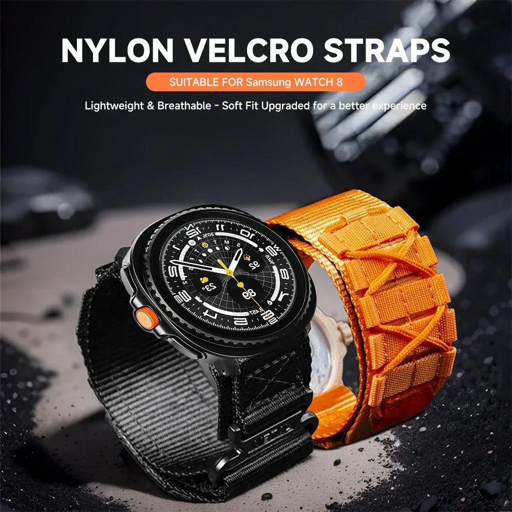 Nylon Quick Fit Band for Samsung Galaxy Watch Ultra 2 Watch Band Qme