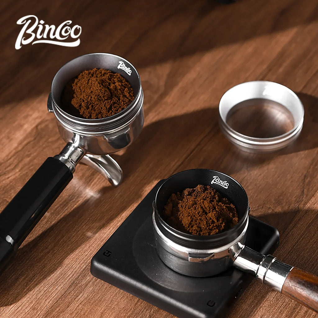 Bincoo Magnetic Dosing Funnel & WDT Tool Set – 51/58mm Espresso Prep Kit Qst