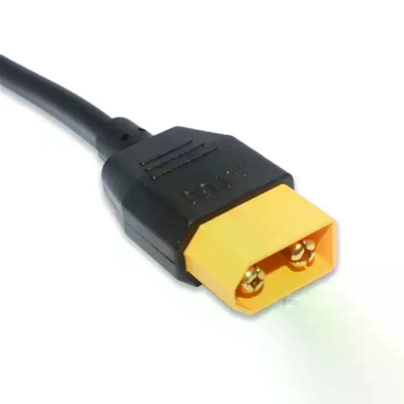 XT60 to DC Male Power Adapter Cable – Durable PVC, 20AWG Power Adapter Cable Qme