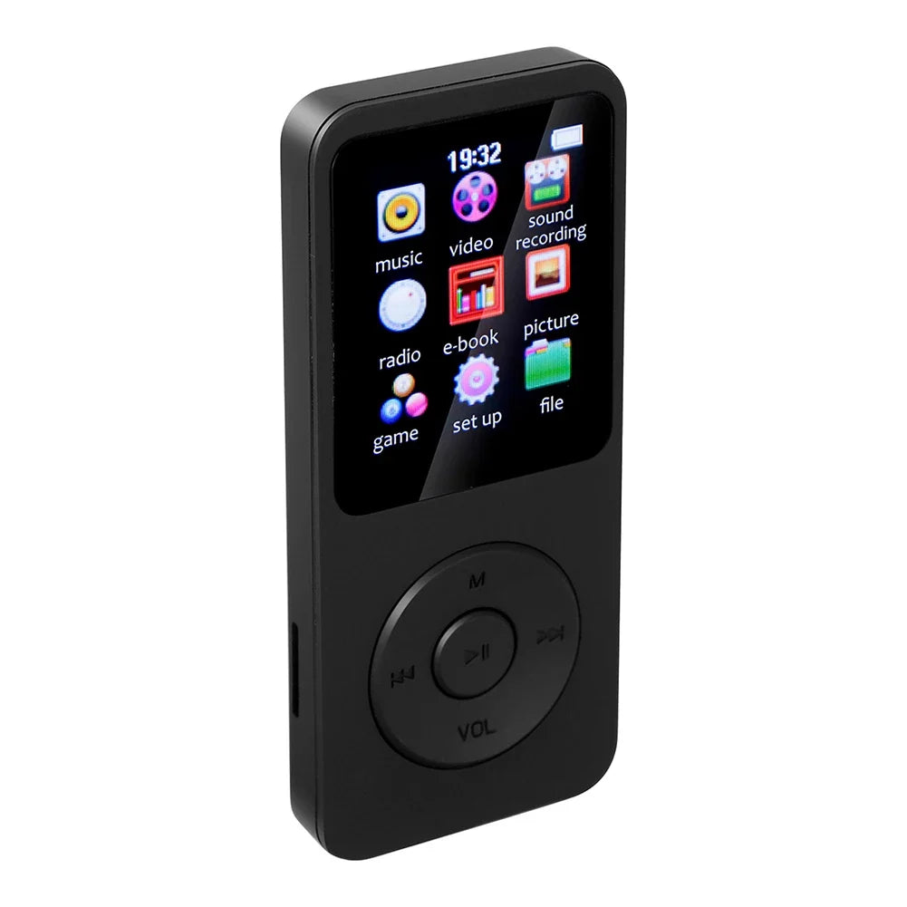 MP3 MP4 Player Bluetooth 5.0, FM Radio, E-Book | 1.8" Screen Portable Media Player Qme