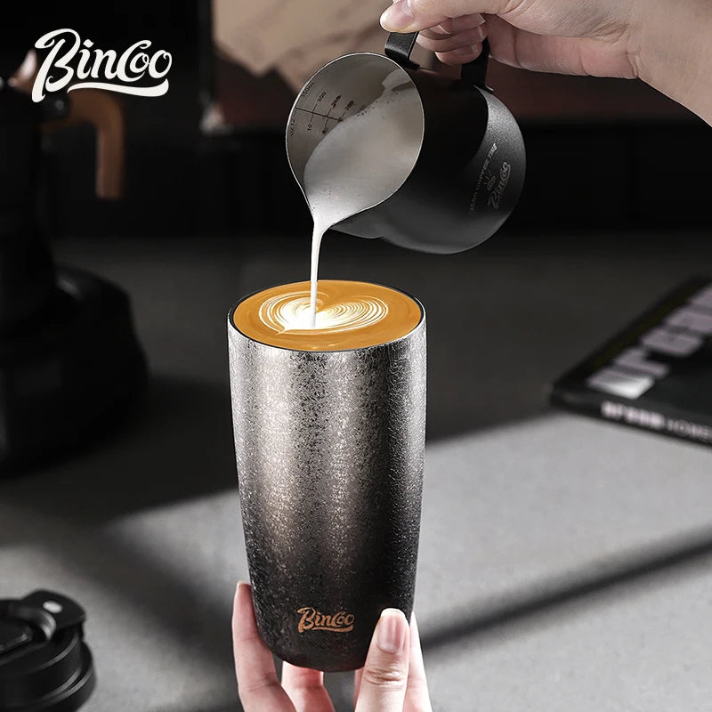 Bincoo 500ml Vacuum Insulated Travel Cup – Gradient Steel Insulated Travel Cup Qst