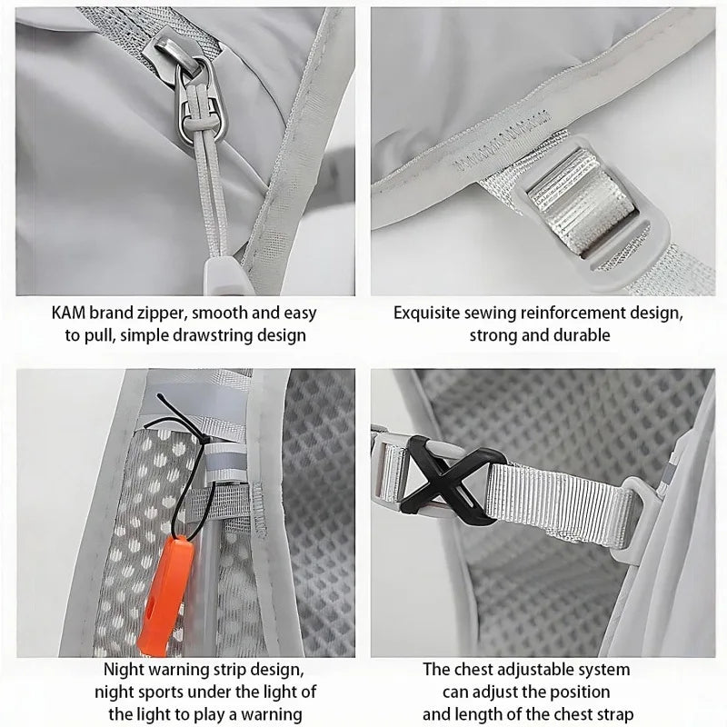 Breathable Cycling Running Hiking Backpack – Sports Vest Pack Sports Vest Backpack Qme
