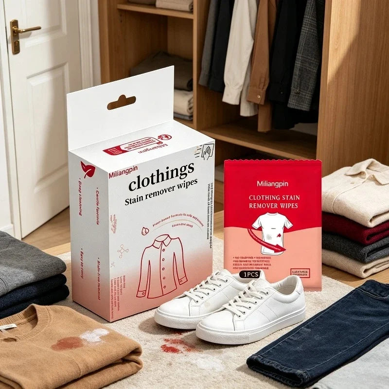 Disposable Dry Clean Wipes for Jackets & Shoes | Non-Woven Garment Cleaning Wipes Qme
