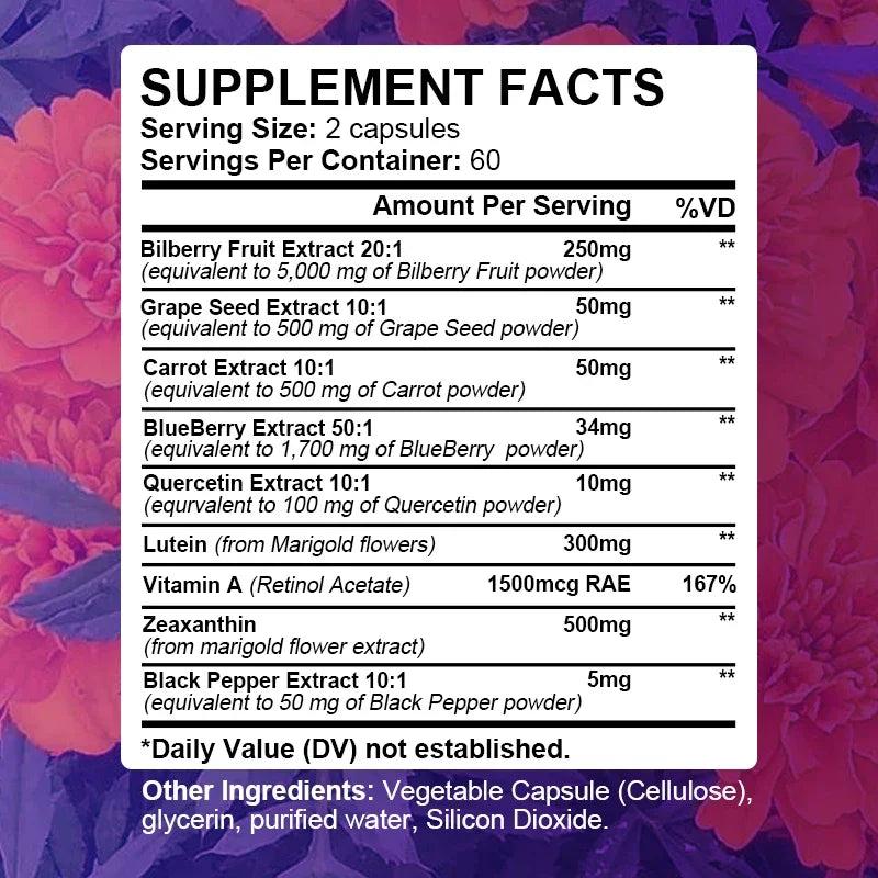 Advanced Eye Vitamin Supplement – Lutein & Macular Support Eye Vitamin Supplement Qst