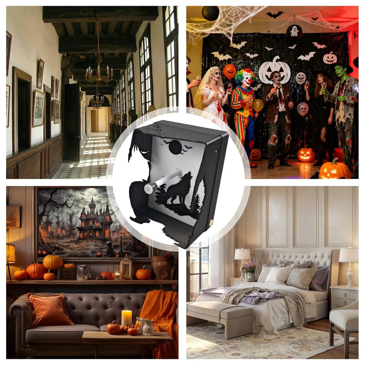 Halloween Wall Shadow Lamp – Atmosphere Home Lighting Decor Decorative Atmosphere Lamp Qme