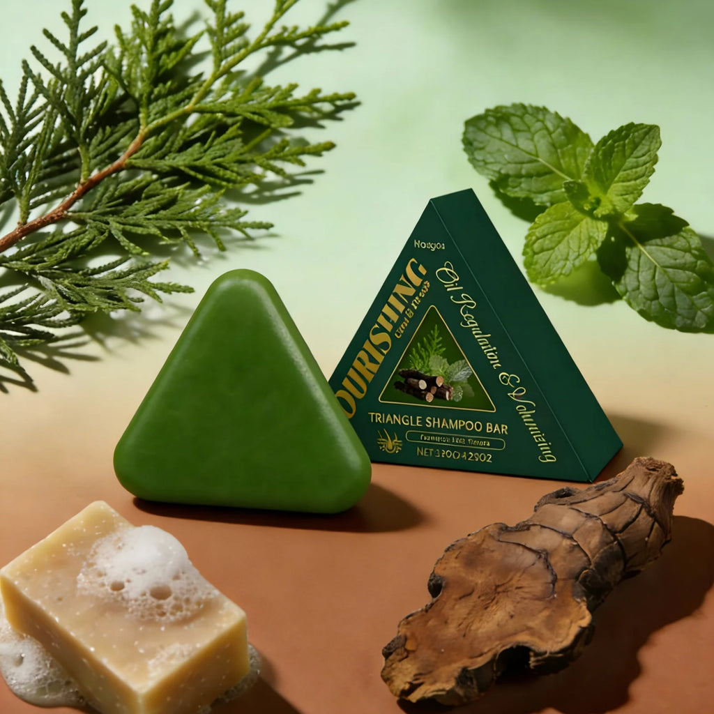Hoegoa Shampoo Bar – Polygonum Multiflorum & Mint | 120g Solid Shampoo Bar Qst