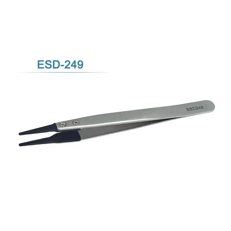 Watch Hand Installation Tweezers – Straight & Elbow ESD-Safe Precision Tweezers Qme ESD-249