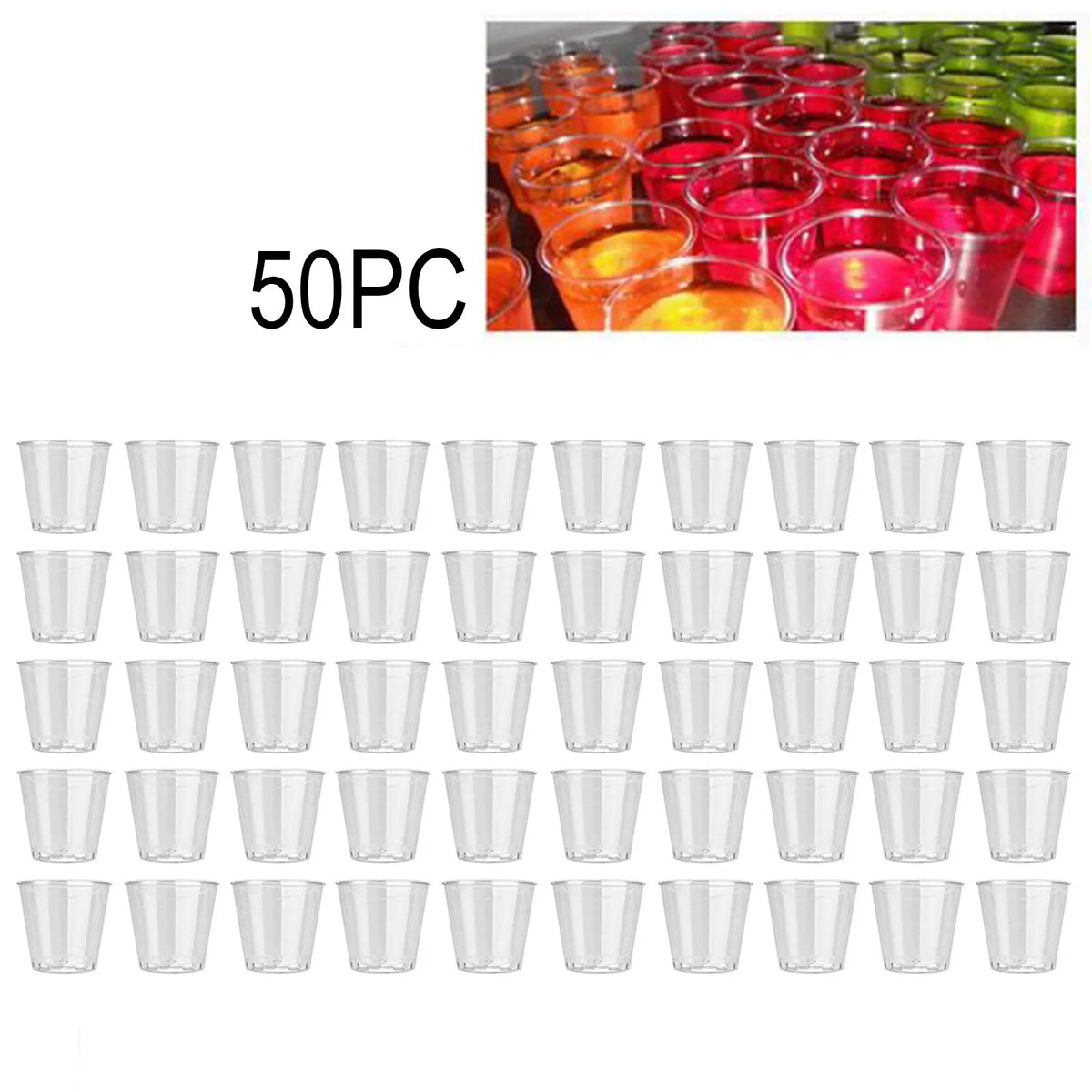 Clear Disposable Cups for Drinks, Milk Tea & Desserts | Qme Disposable Party Cups Qme B
