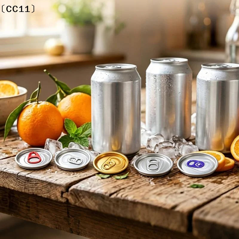 Aluminum Pull Ring Can Lids – 52mm Beverage & Food Can Covers Can Lid Cover Qme