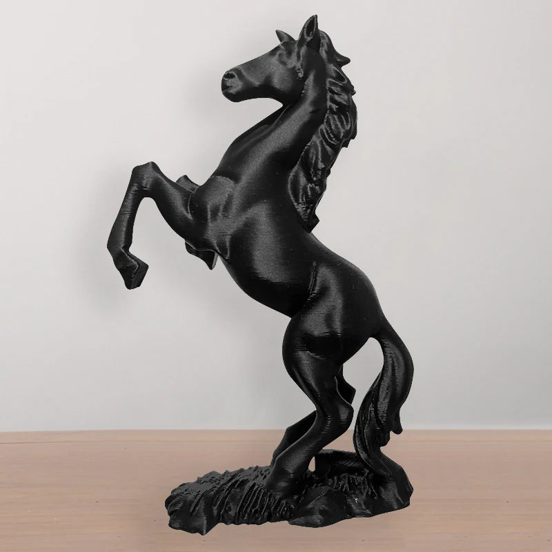 3D Printed Pegasus Horse Statue – Modern Home & Office Décor Decorative Sculpture Qst